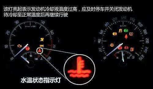 大众桑塔纳水温标志，桑塔纳的水温在哪显示