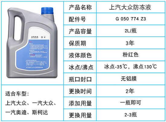 大众途观加什么防冻液，途观防冻液加多少升