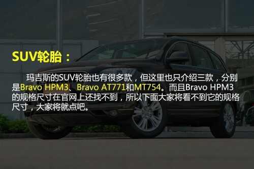 玛吉斯轮胎哪种花纹好、怎样选