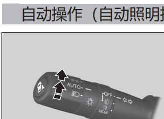 本田inspire灯光开关图解，本田inspire灯光如何使用