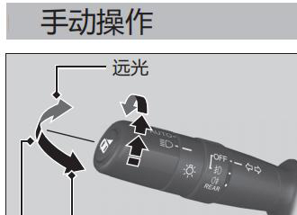 本田inspire灯光开关图解，本田inspire灯光如何使用