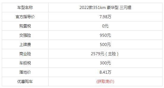 欧拉黑猫2022款落地价，欧拉黑猫2022款价格图片