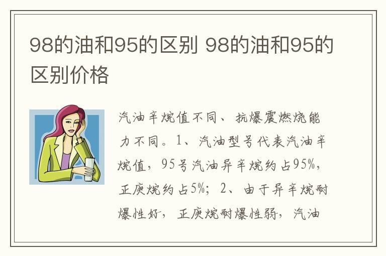 98的油和95的区别 98的油和95的区别价格