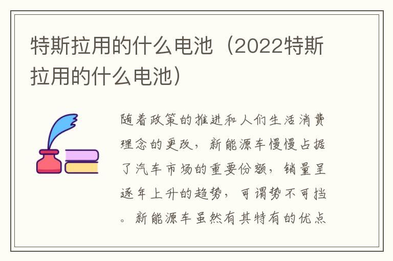 特斯拉用的什么电池（2022特斯拉用的什么电池）