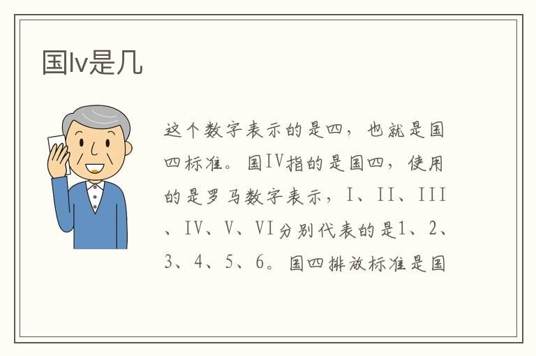 国lv是几