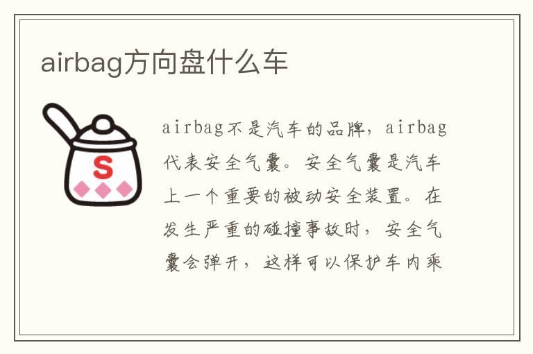 airbag方向盘什么车