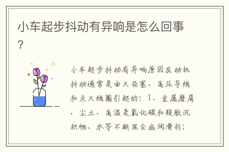 小车起步抖动有异响是怎么回事?