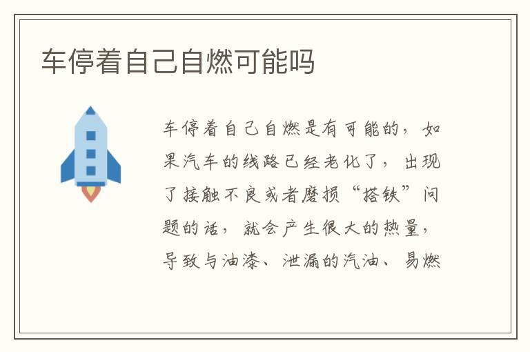 车停着自己自燃可能吗